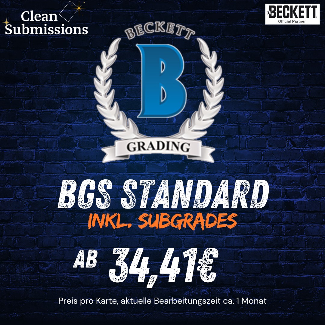 Beckett (BGS) Standard Grading inkl Subgrades